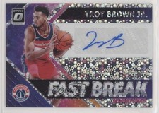 2018 Panini Donruss Optic Fast Break Signatures Troy Brown Jr #FB-TBJ Auto ht1