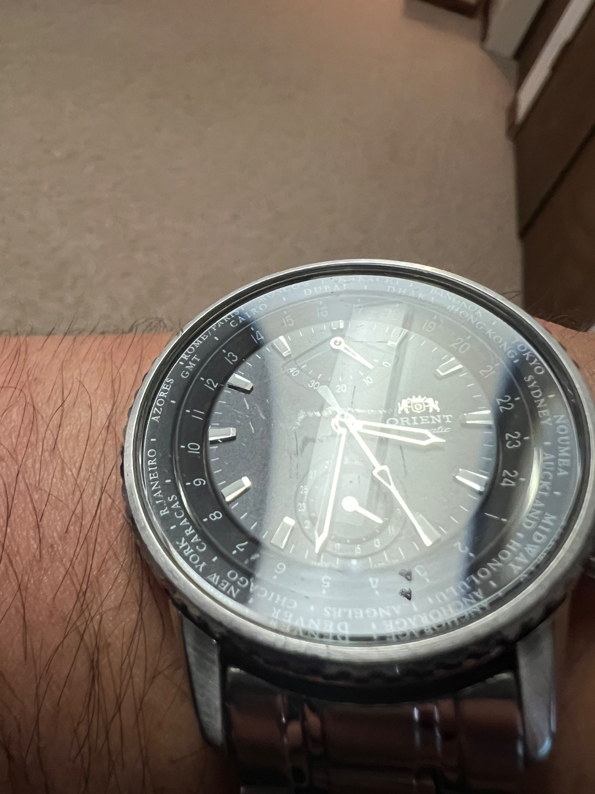 Orient King Master Automatic GMT FA02-C6 World Ti… - image 4