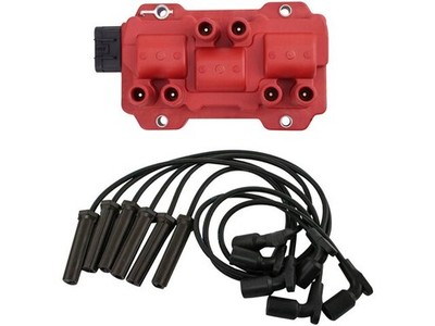 For 2007-2008 Saturn Aura Ignition Coil and Spark Plug Wire Set 56753QSDP