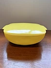 Vintage Yellow PYREX Dish Bowl Lidded Hostess Casserole 2.5 Qt