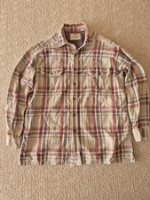 Vintage Levi's Flannel Hemd, wie neu, sehr guter Zustand, creme
