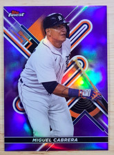 Miguel Cabrera /250 💎 2022 Topps Finest - Purple Refractor