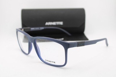 NEW ARNETTE GORDON AN 7185L 2865 MATTE BLUE AUTHENTIC EYEGLASSES