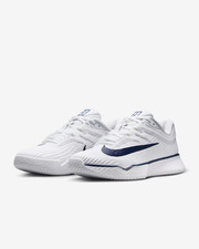 Nike Vapor Pro 3 Premium Women's Hard Court Tennis Shoes Size 6.5 White/Navy