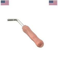 Autoharp Tuning Wrench Square Socket Wood Handle L-Shaped Design Fits Modern