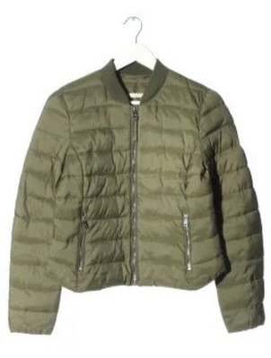 Women's Olive Green Bomber Jacket by Esprit Size S Excellent Condition (F2)