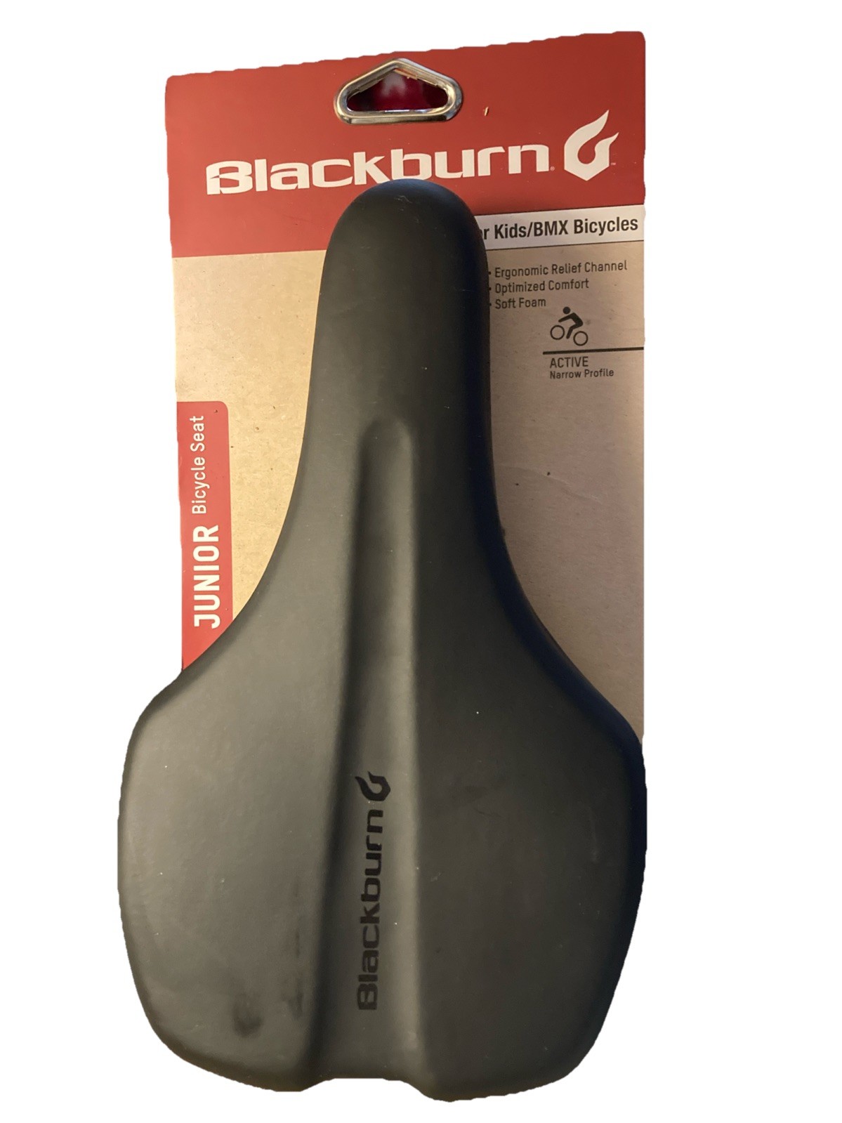 Blackburn BMX Bicycle Seat Junior/Kids/Youth Black New
