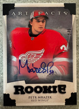 UPPER DECK 2013-14 ARTIFACTS Petr MRAZEK ROOKIE AUTO 1/5