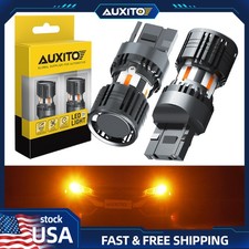 AUXITO 7440 LED Amber Turn Light Bulbs Signal Kit Conversion CANbus Error Free
