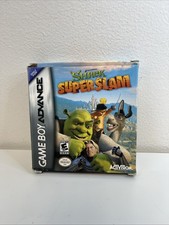 Shrek SuperSlam (Nintendo Game Boy Advance 2005) GBA Complete Manual CIB Tested+