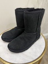 UGG 1017703 Classic Short II Men Size 6 Women 8 Boots - Black