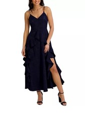 Siena Women's V-Neck Long Dress NWT MSRP $150 Plus Size 14