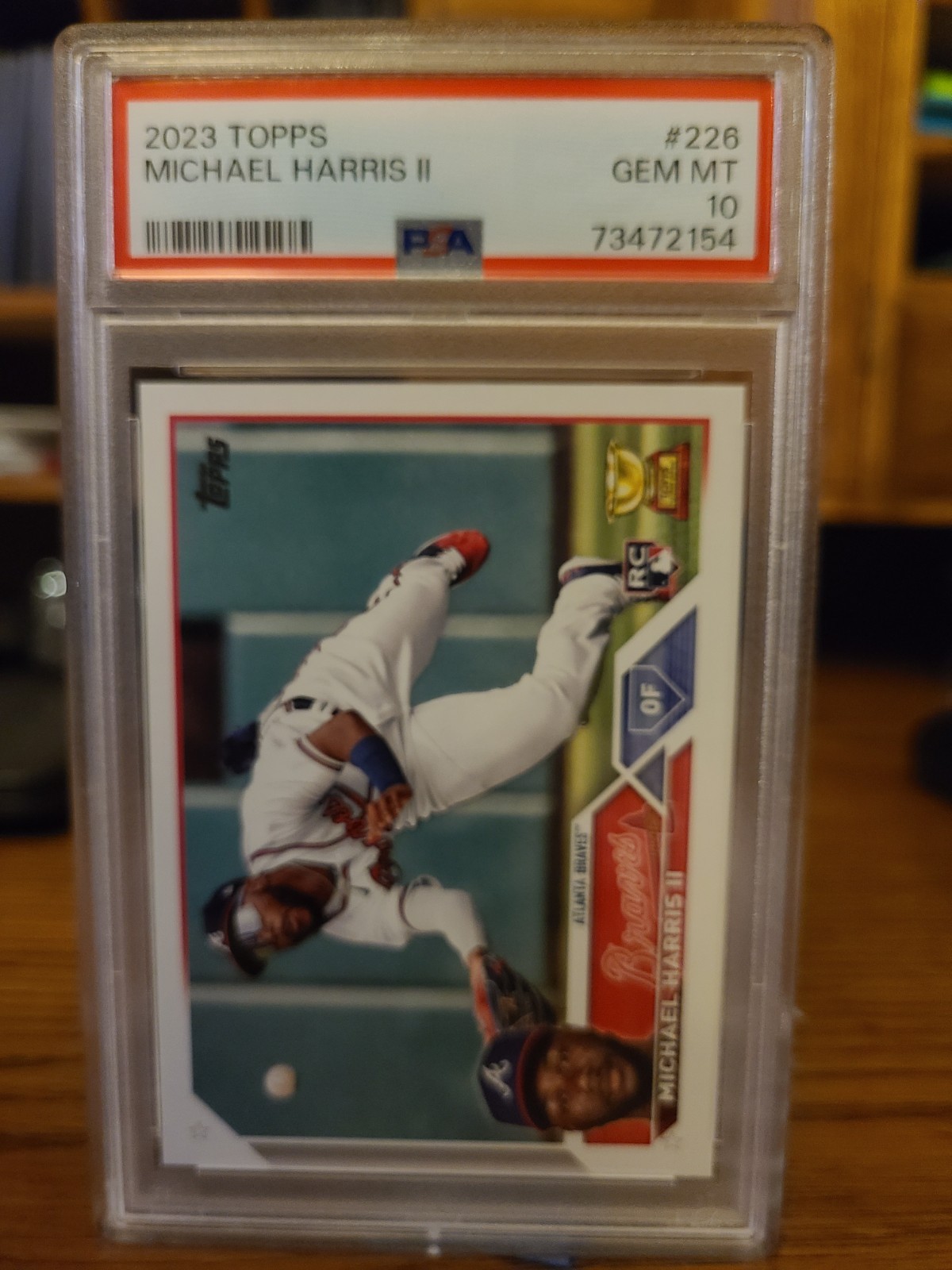 2023 Topps - Michael Harris II #226 (RC) PSA 10 BRAVES! Rookie Cup!