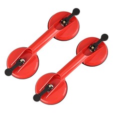 Heavy Duty Vacuum Cups for Glass 132 lbs Red Heavy Duty Suction Cups with