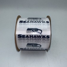 SEATTLE SEAHAWKS Hairbow Crafting Gift Ribbon 2 7/16 2.5" wide x 9' long NEW