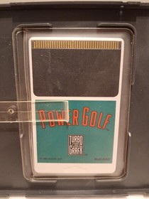 Power Golf NEC Turbografx 16 Vintage 1989 Game Tested Read Desc See Pics
