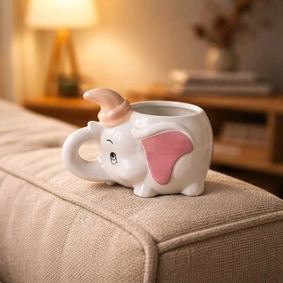 Disney Dumbo Large 3D Sculpted Elephant Ceramic Coffee / Latte / Tea Mug