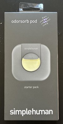 SimpleHuman Odorsorb Pod Starter Pack 1 Holder + 2 Pods Odor Neutralizer NEW