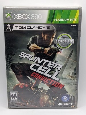 Tom Clancy's Splinter Cell Conviction FACTORY SEALED XBOX 360 Platinum Hits 2010