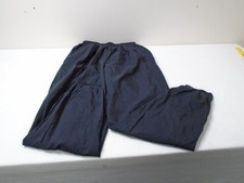 VTG Nike Insulated Track Pants Mens Large Black Windbreaker 80s 90s Pockets