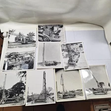 B&W Photograph 8x10 Vintage Lot Industrial Machinery Drill Gardner Denver 1960s