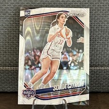 2025 Panini Prizm WNBA - Sonia Citron #122 White Seismic Prizm (RC) Mystics