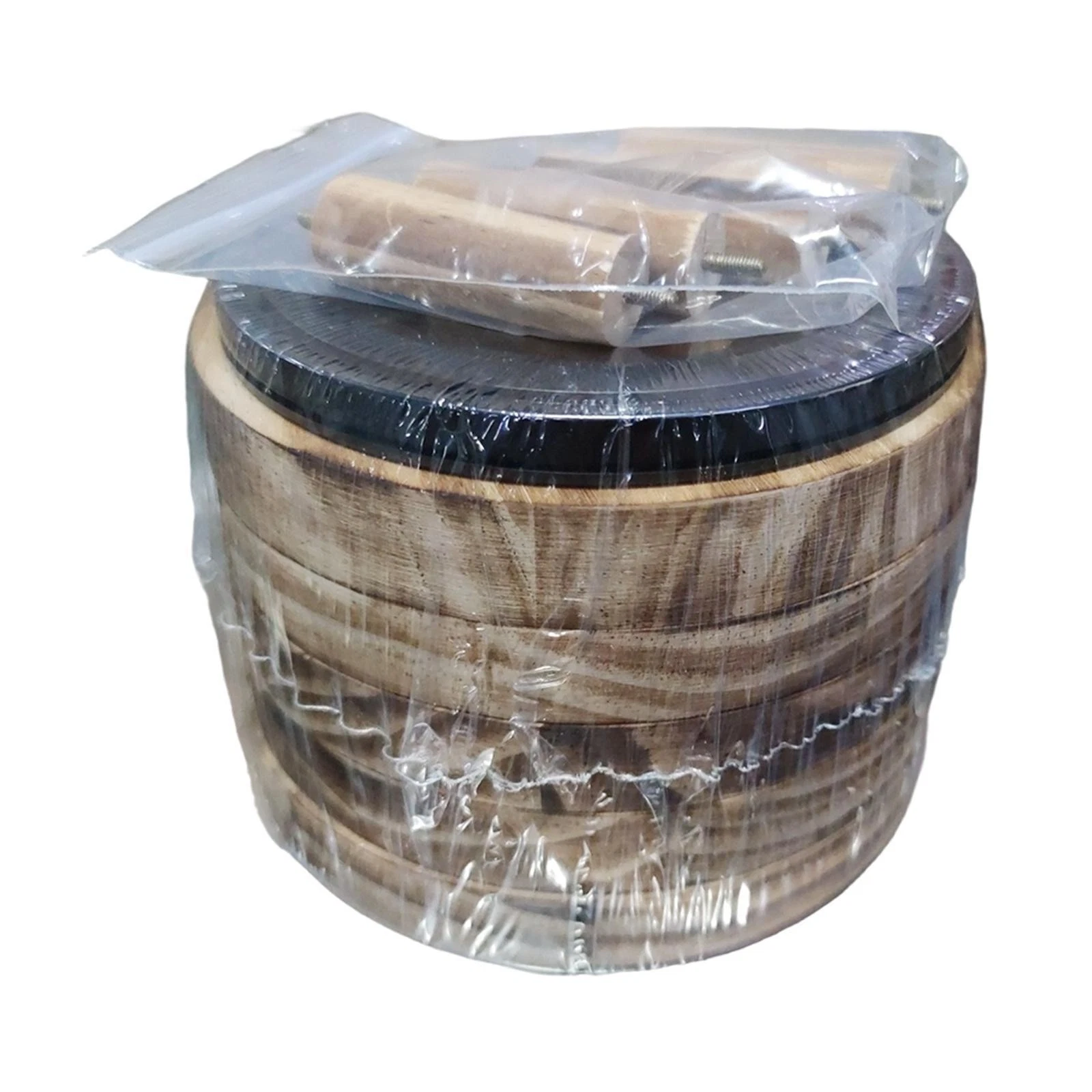 Fresh Egg Holder Rotatable 5 Layer Wooden Egg Stand for Home Counter Kitchen