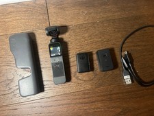 DJI Osmo Pocket 2 64MP Handheld 3-Axis Stabilizer 4K OT-210 W/Handle Mic