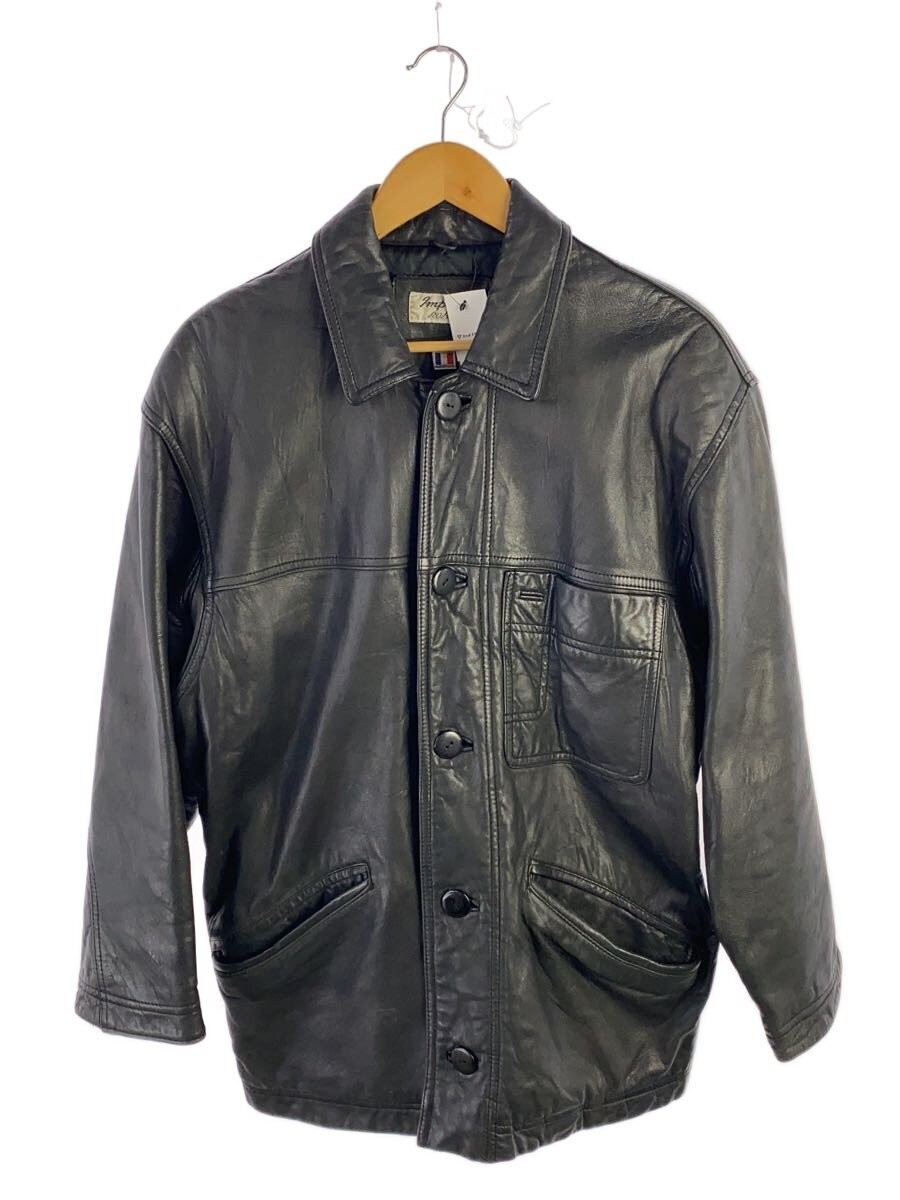 Leather Jacket Blouson/M/Sheepskin/Blk/Car Coat 2712