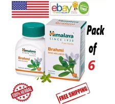(6 X 60 = 360 Tabs) Himalaya Brahmi For Mind Wellness (FREE SHIP)