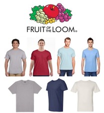 Fruit of the Loom Men's Iconic T-Shirt - Size S-3XL 1Pk 2PK