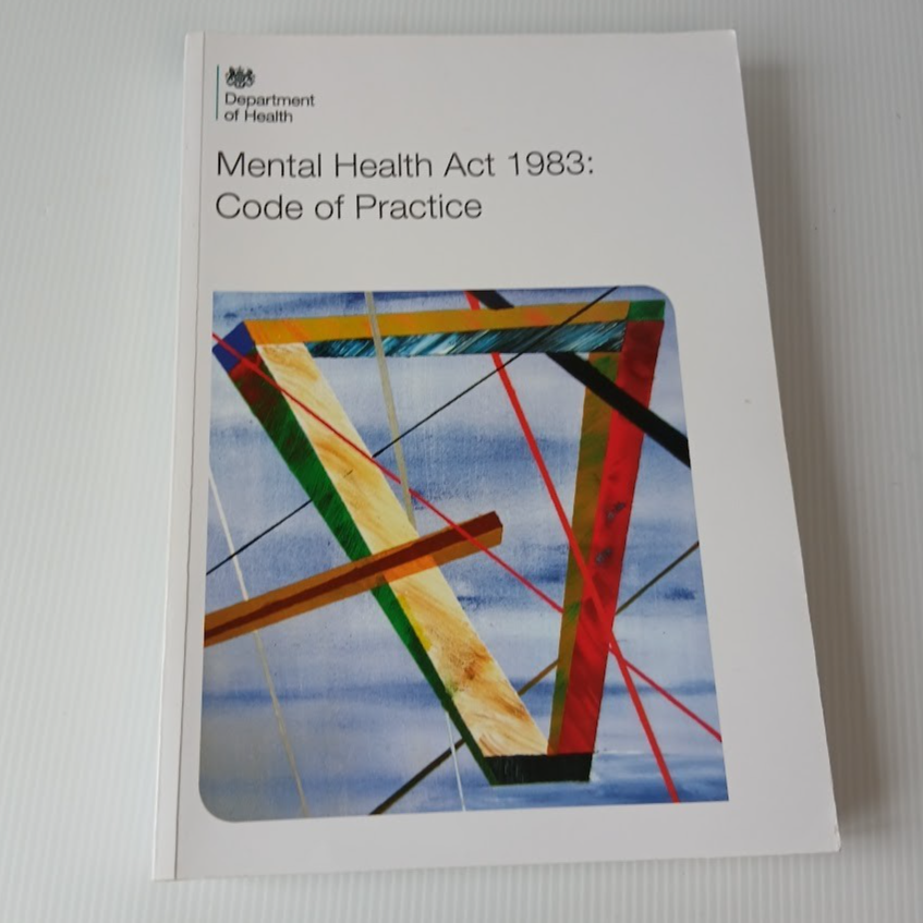 Mental Health Act 1983 Code of Practice Welsh Office UK Law Legal Book