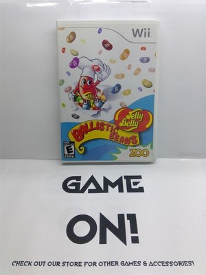 Jelly Belly Ballistic Beans (Nintendo Wii 2009) Complete w/ Manual - Free Ship