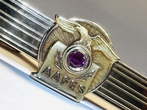 Vintage Military AAFES Tie / Money Clip in 14K Solid Gold & 12K Gold Filled - Picture 14 of 15