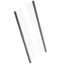 2 x 30 x 2.54mm Pitch 40-Pin 19mm Single Row Straight Connector Pin Header Strip