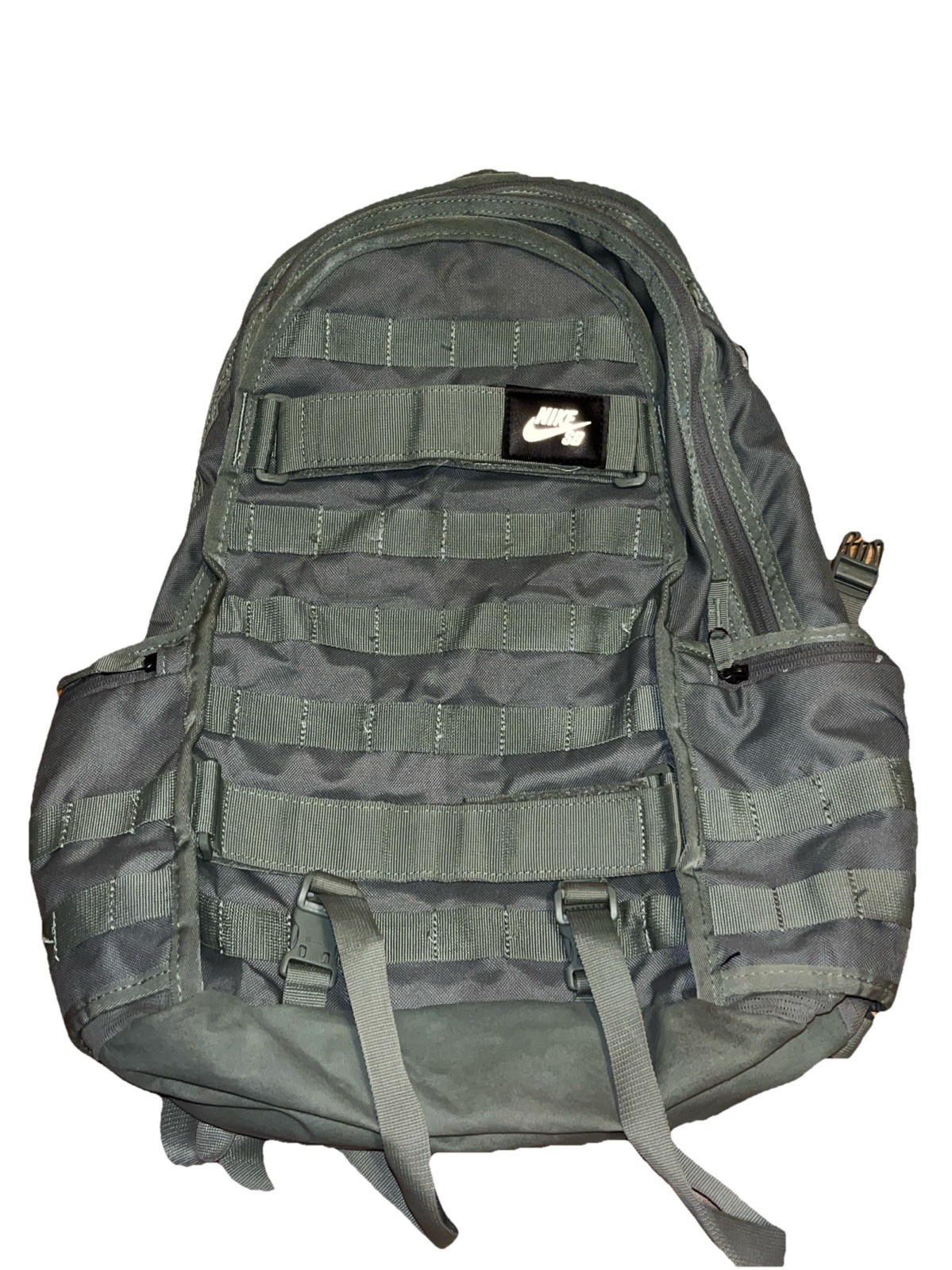 Nike SB RPM Skateboarding Backpack Sage Green Olive Laptop B