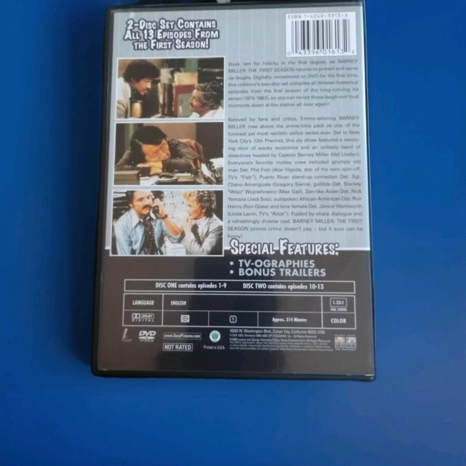 Barney Miller - Полный Первый и Второй Сезоны 1 и 2 - DVD 2003 и 2008 очень хорошее состояние - Изображение 2 из 4