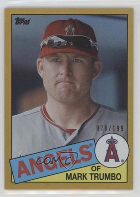 2013 Topps Archives Gold Rainbow 70/199 Mark Trumbo #128 4c5