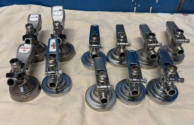 11 x gemischtes Konvolut Bierkupplungen für Fass Bierzapfanlage
