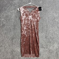 Forever 21 Crushed Velvet Dress Size Small Y2K Look Barbiecore Chic Evening Wear