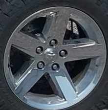 2011 Ram 1500 OE Wheel Classic Style 5 Lug Road 20x9 5 Spoke Chrome Clad Dodge
