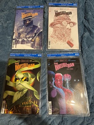 UNIVERSAL MONSTERS THE INVISIBLE MAN 1-4 COMPLETE Uncirculated Softslab Sealed