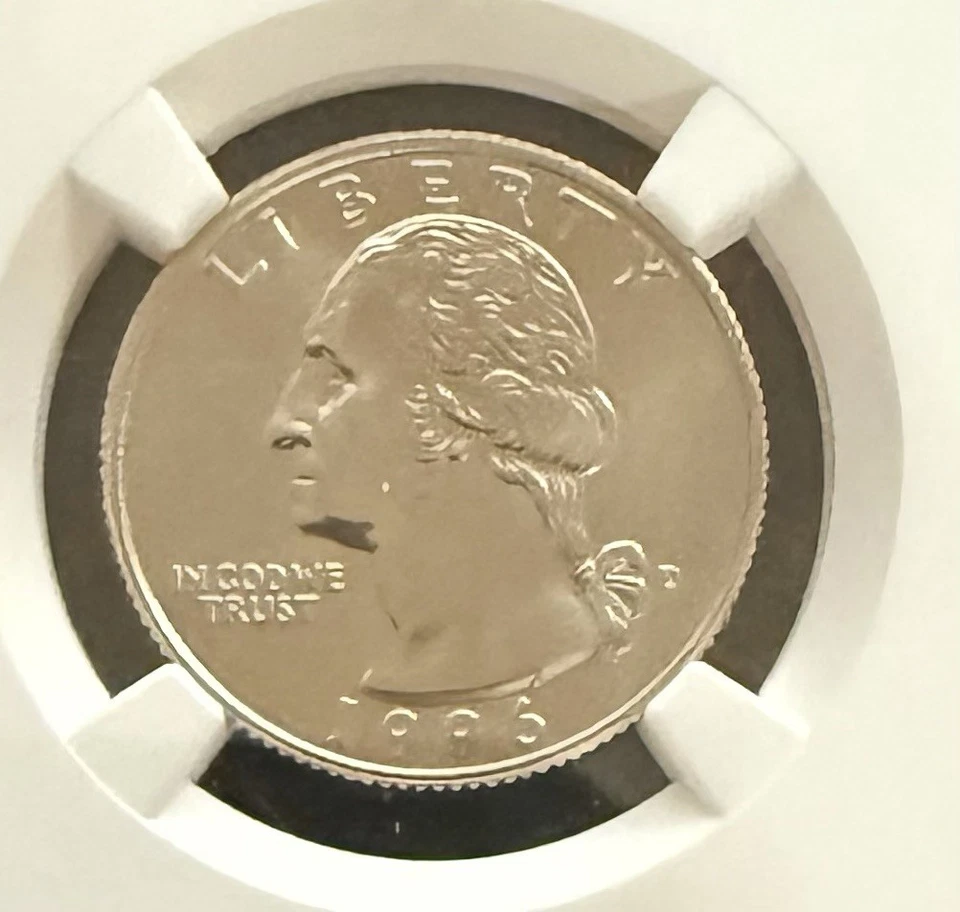 1996-P & D WASHINGTON QUARTER YEAR SET NGC MS 66 - Image 4 of 4