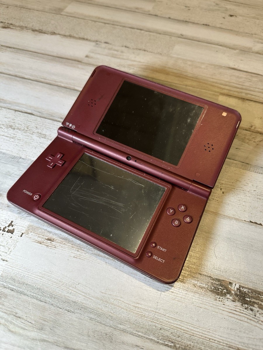 Nintendo DSi XL Launch Edition Wine Red Handheld System for