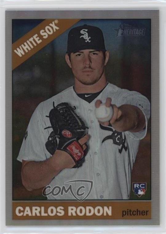 2015 Topps Heritage High Number Chrome Refractor 94/566 Carlos Rodon #710 16nb