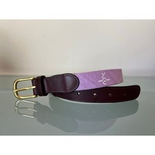 Tucker Blair Yellowstone Club YC Big Sky Montana kids S needlepoint belt golf