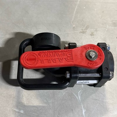 BANJO VA200 Polypropylene Ball Valve 2.5in 803HX1 Molded Fiberglass (No Pipe)