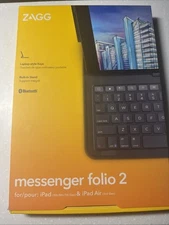 ZAGG Messenger Folio 2 Tablet Keyboard Case Built-in Stand 10.9" 10th GEN iPad