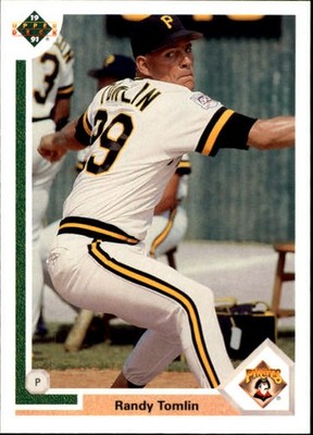 1991 Upper Deck Final Edition Baseball Card #76F Randy Tomlin RC 