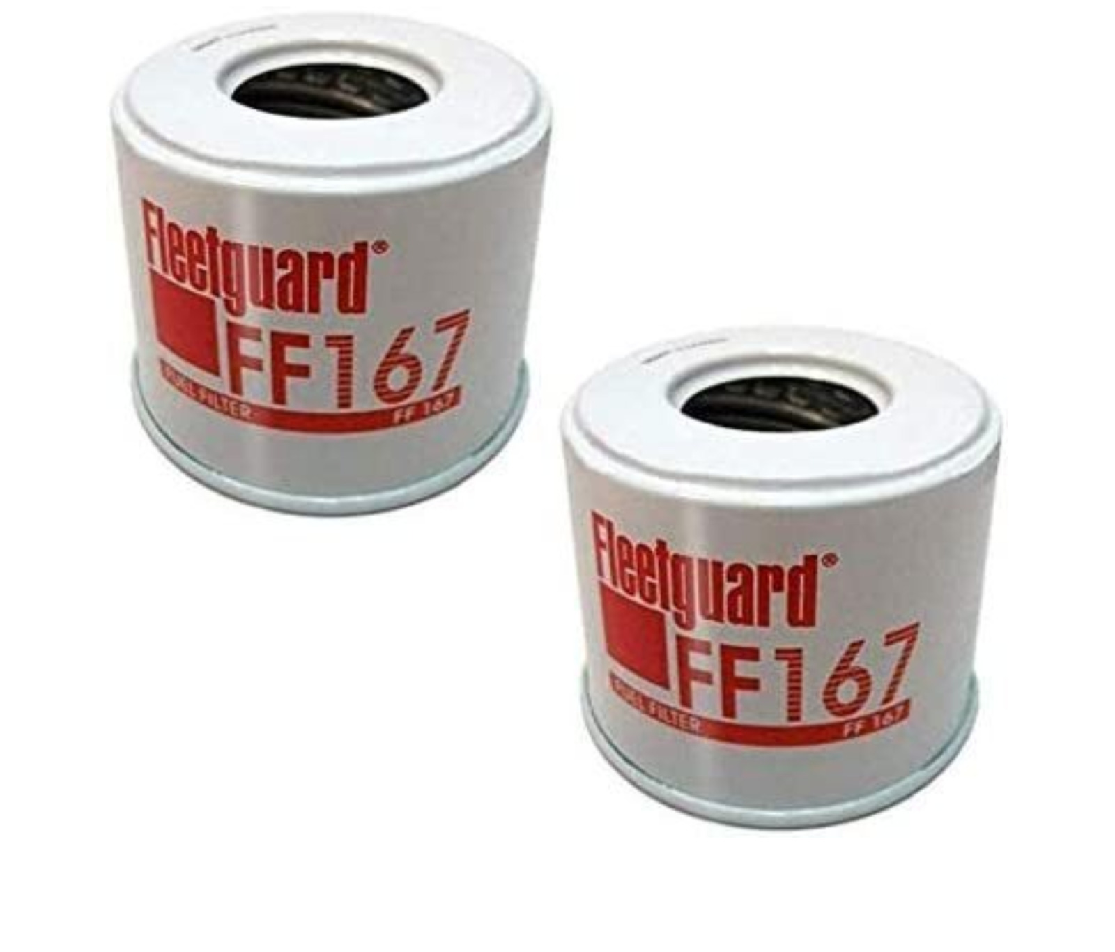 (2) FF167 Fleetguard Fuel Filter Cartridges PERKINS 26560017 DELPHI 7984288